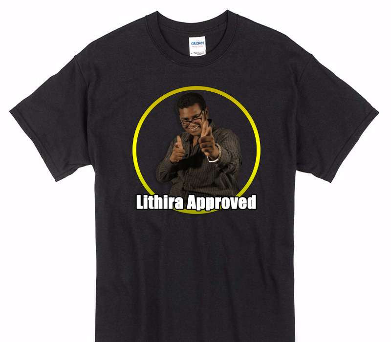 Custom Gildan 100% Cotton Black T-Shirt