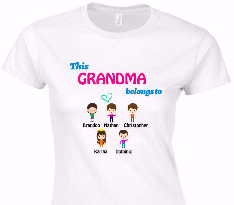 Custom Womens Soft Style 100% Cotton White T-Shirt
