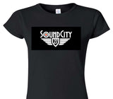Custom Womens Soft Style 100% Cotton Black T-Shirt