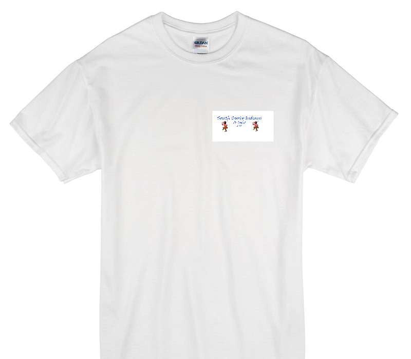 Custom Gildan 100% Cotton White T-Shirt