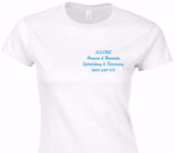 Custom Womens Soft Style 100% Cotton White T-Shirt