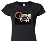 Custom Womens Soft Style 100% Cotton Black T-Shirt