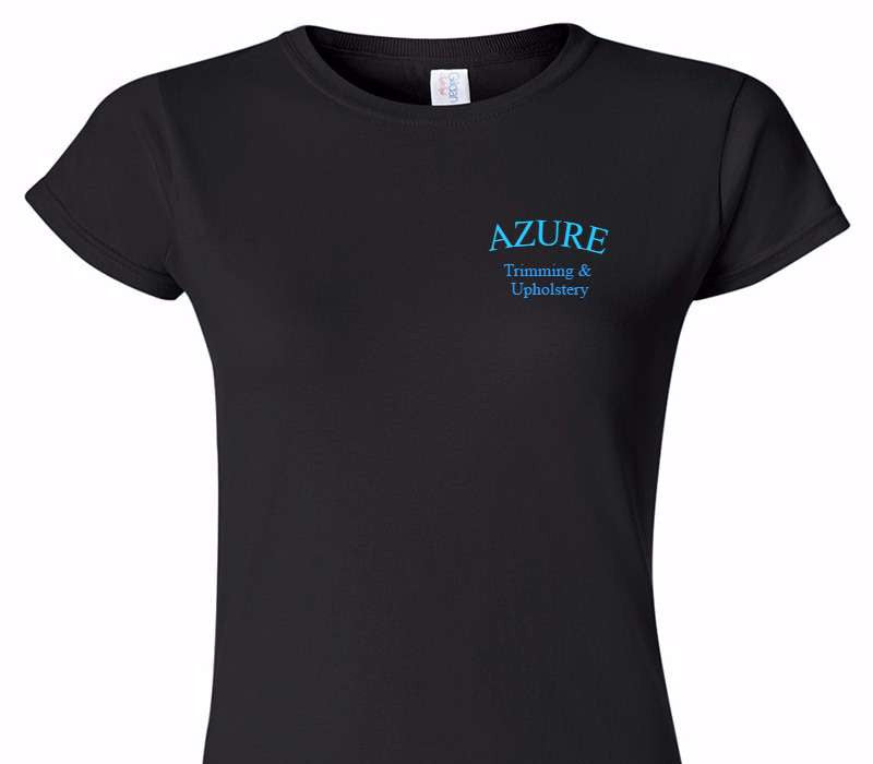 Custom Womens Soft Style 100% Cotton Black T-Shirt