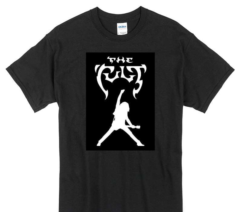 Custom Gildan 100% Cotton Black T-Shirt
