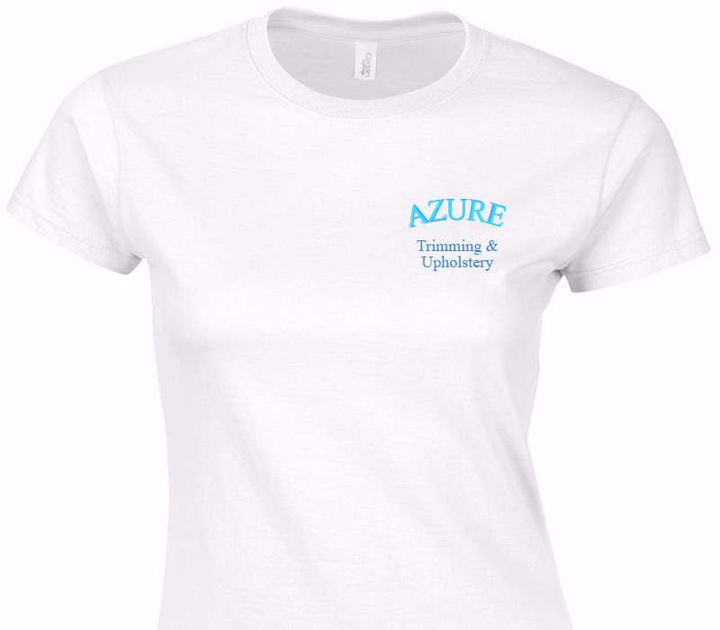 Custom Womens Soft Style 100% Cotton White T-Shirt