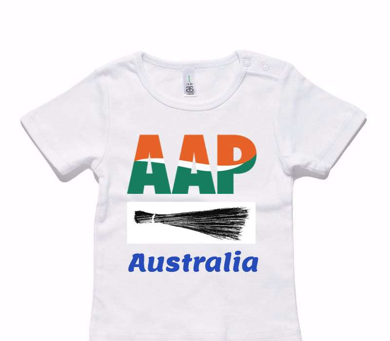 Custom AS Colour White Baby T-Shirt