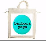 Custom Drawstring Tote Bag Cotton Calico