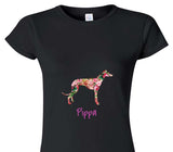 Custom Womens Soft Style 100% Cotton Black T-Shirt