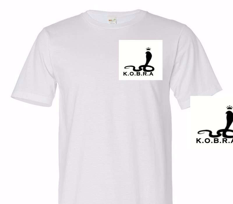 Custom Adult 100% Organic Cotton White T-Shirt