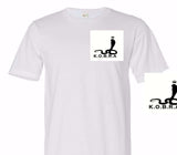 Custom Adult 100% Organic Cotton White T-Shirt