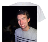 Custom Adult 100% Organic Cotton White T-Shirt
