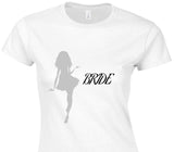 Custom Womens Soft Style 100% Cotton White T-Shirt