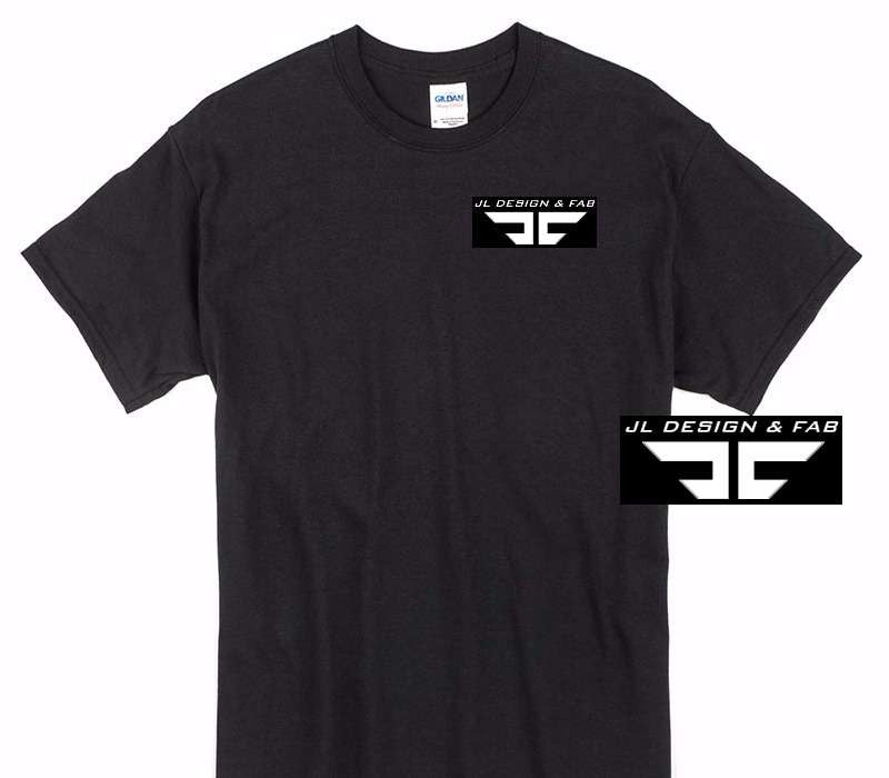 Custom Gildan 100% Cotton Black T-Shirt