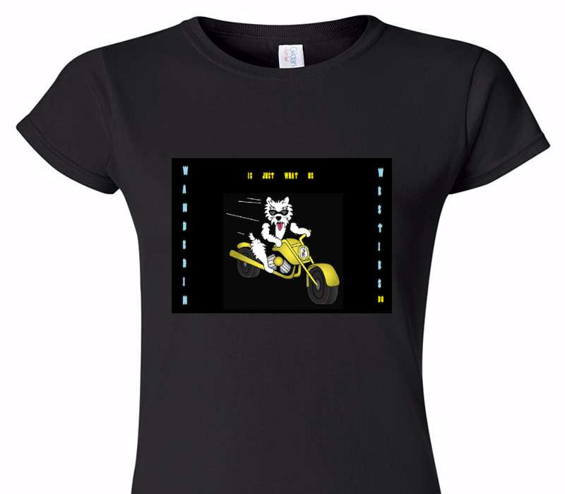Custom Womens Soft Style 100% Cotton Black T-Shirt