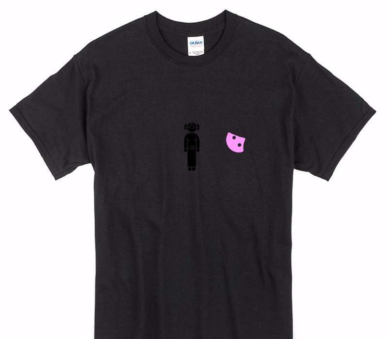 Custom Gildan 100% Cotton Black T-Shirt