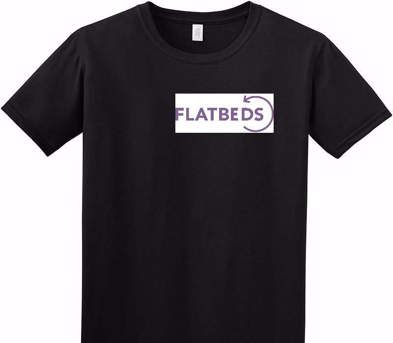 Custom Adult Soft Style 100% Cotton Black T-Shirt