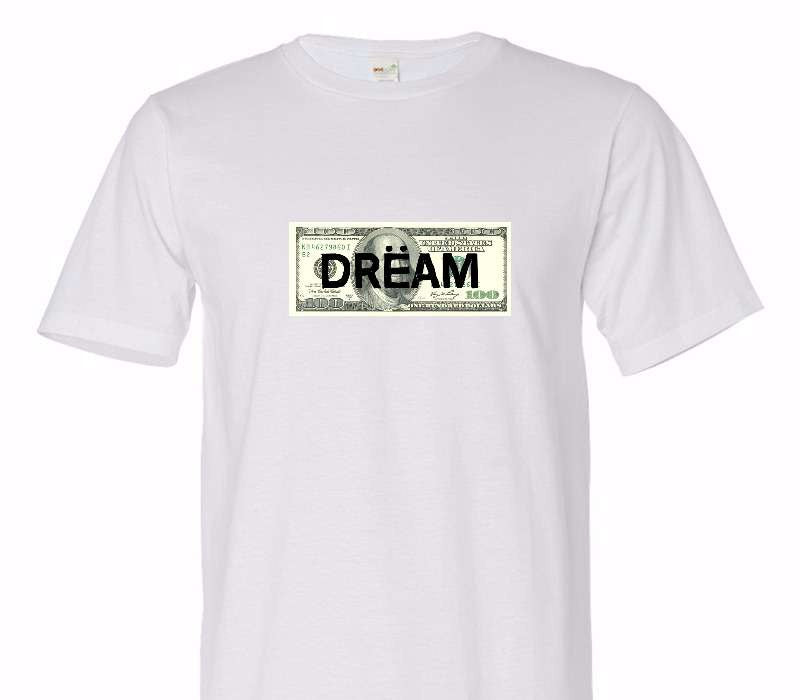 Custom Adult 100% Organic Cotton White T-Shirt