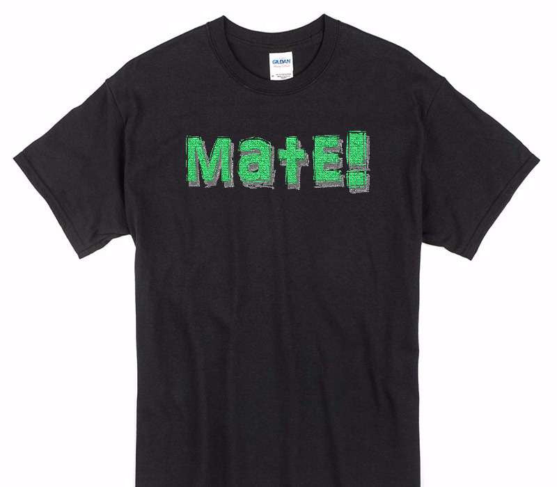 Custom Gildan 100% Cotton Black T-Shirt