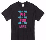 Custom Gildan 100% Cotton Black T-Shirt