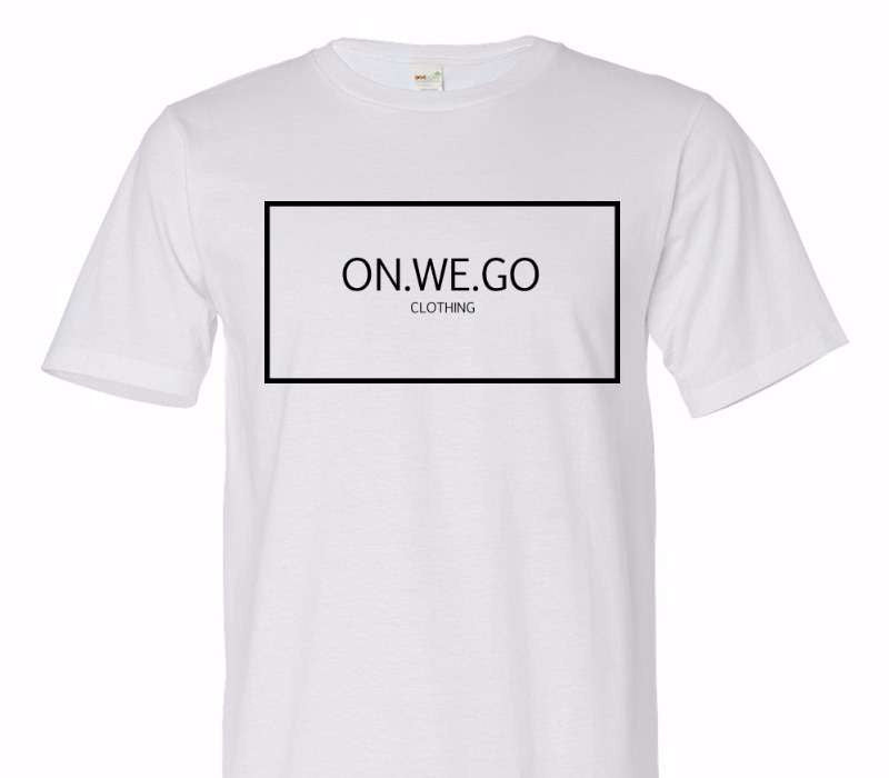 Custom Adult 100% Organic Cotton White T-Shirt