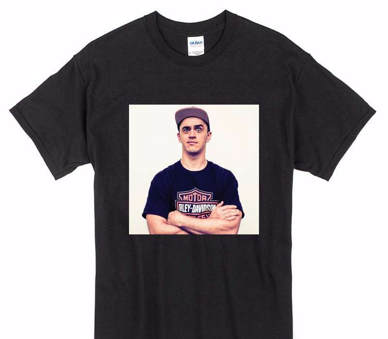 Custom Gildan 100% Cotton Black T-Shirt