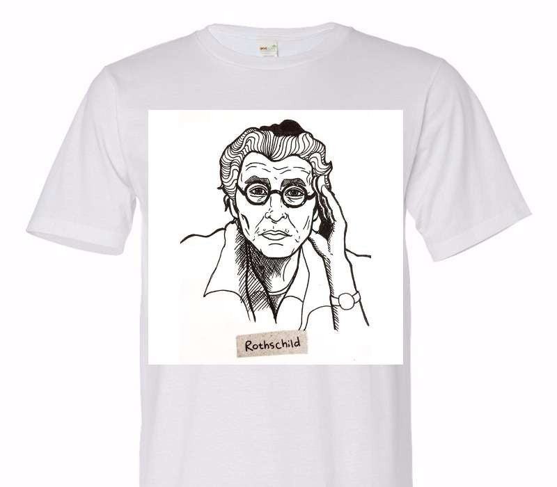 Custom Adult 100% Organic Cotton White T-Shirt