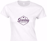 Custom Womens Soft Style 100% Cotton White T-Shirt