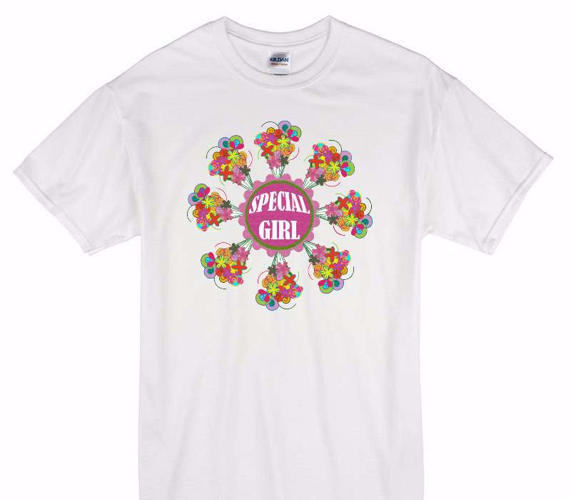 Custom Gildan 100% Cotton White T-Shirt
