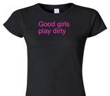 Custom Womens Soft Style 100% Cotton Black T-Shirt