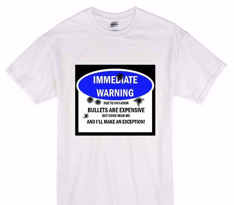 Custom Gildan 100% Cotton White T-Shirt