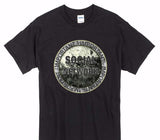 Custom Gildan 100% Cotton Black T-Shirt