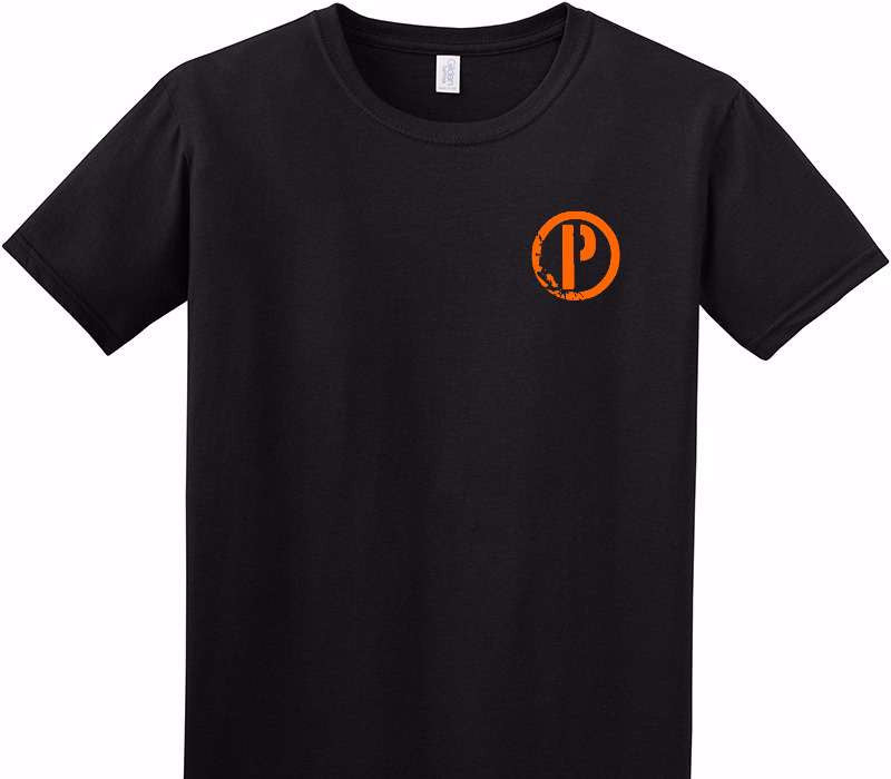 Custom Adult Soft Style 100% Cotton Black T-Shirt