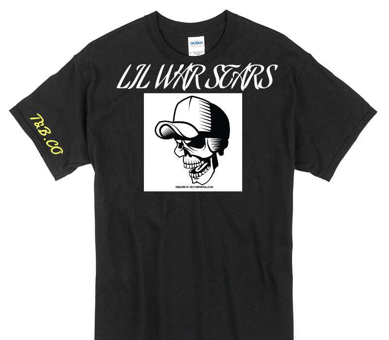 Custom Gildan 100% Cotton Black T-Shirt
