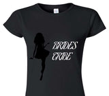 Custom Womens Soft Style 100% Cotton Black T-Shirt