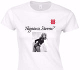 Custom Womens Soft Style 100% Cotton White T-Shirt