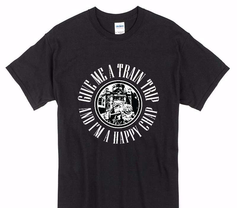Custom Gildan 100% Cotton Black T-Shirt