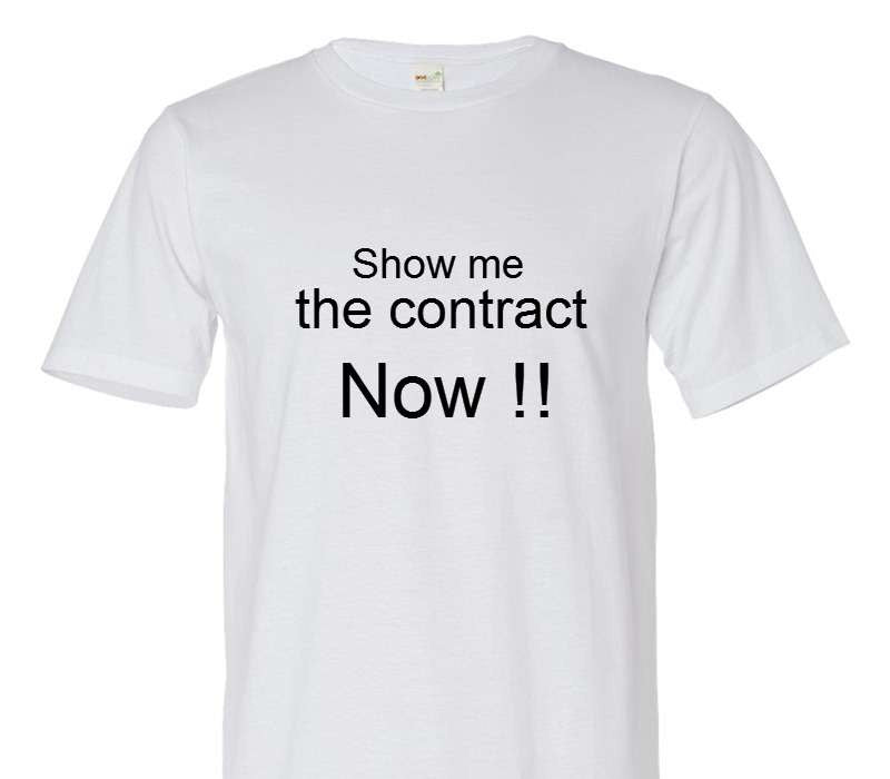 Custom Adult 100% Organic Cotton White T-Shirt