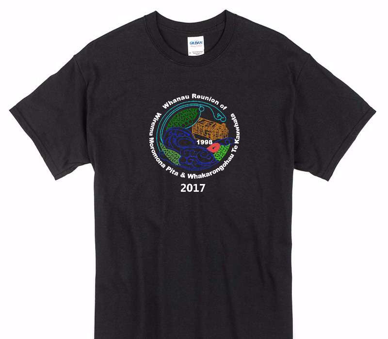 Custom Gildan 100% Cotton Black T-Shirt