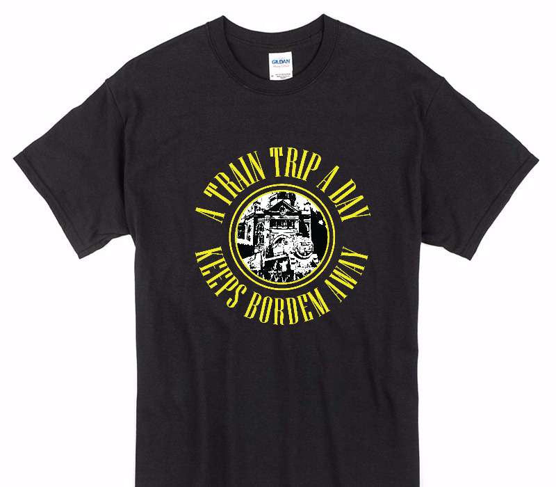 Custom Gildan 100% Cotton Black T-Shirt