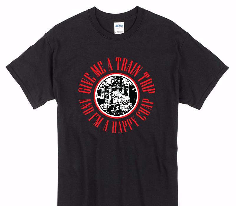 Custom Gildan 100% Cotton Black T-Shirt