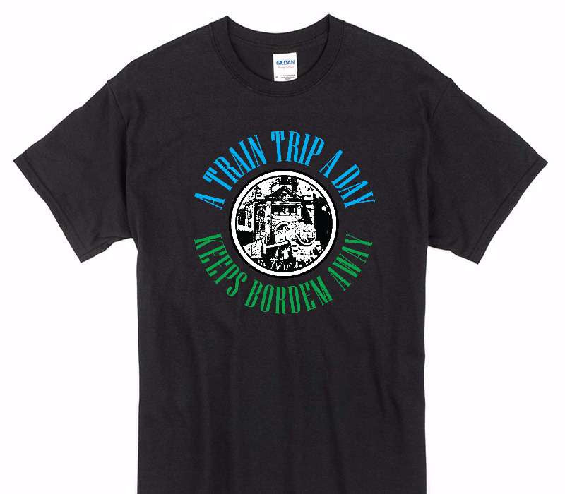 Custom Gildan 100% Cotton Black T-Shirt