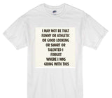 Custom Gildan 100% Cotton White T-Shirt