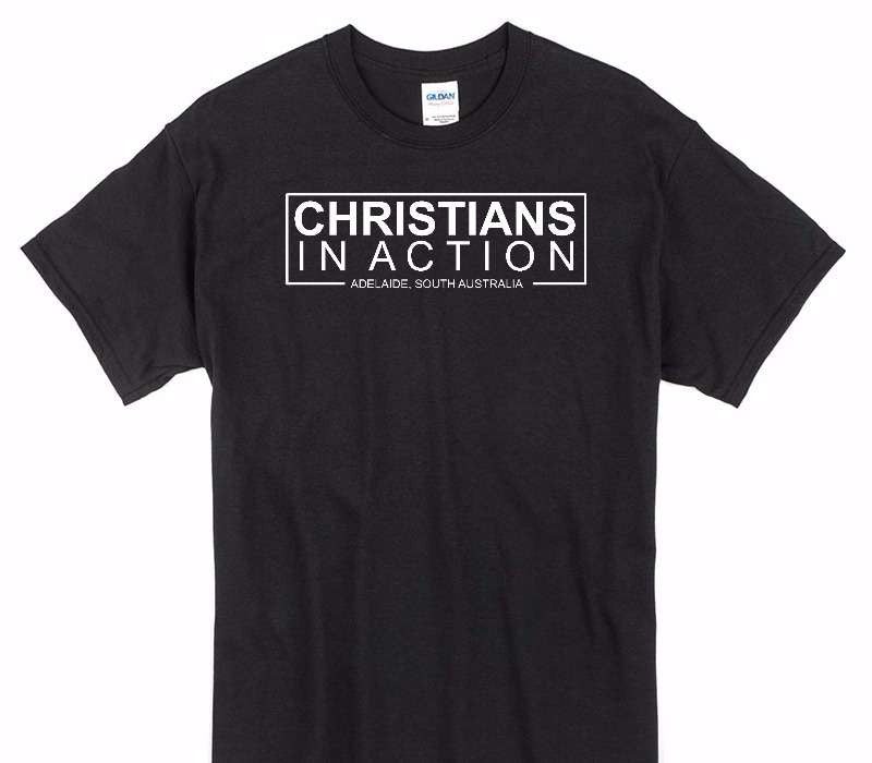 Custom Gildan 100% Cotton Black T-Shirt