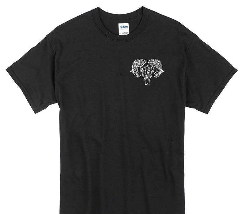 Custom Gildan 100% Cotton Black T-Shirt