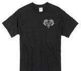 Custom Gildan 100% Cotton Black T-Shirt