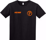 Custom Adult Soft Style 100% Cotton Black T-Shirt