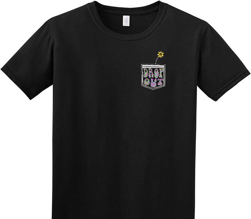 Custom Adult Soft Style 100% Cotton Black T-Shirt
