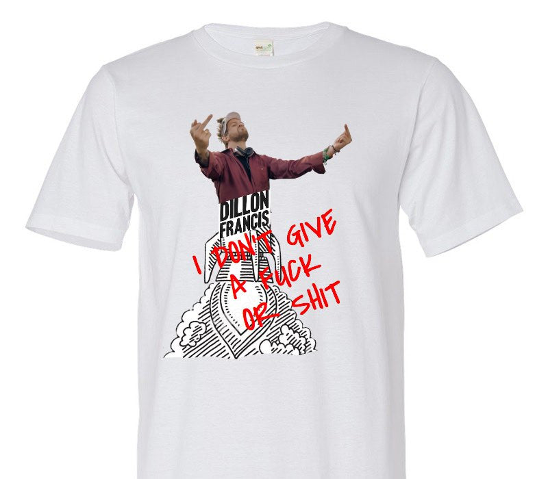 Custom Adult 100% Organic Cotton White T-Shirt