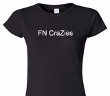 Custom Womens Soft Style 100% Cotton Black T-Shirt