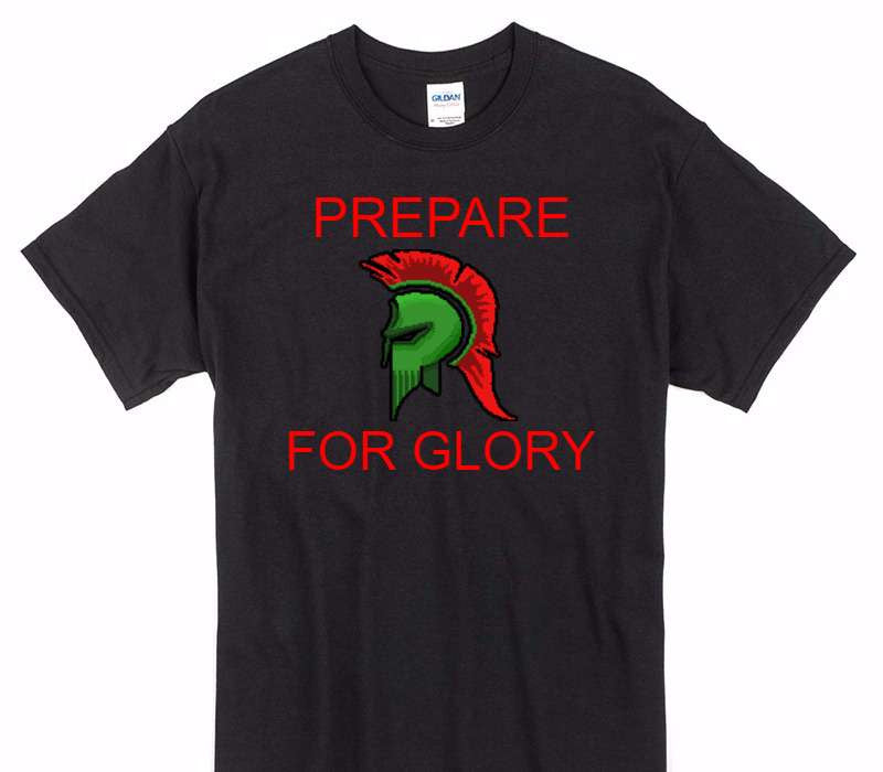 Custom Gildan 100% Cotton Black T-Shirt